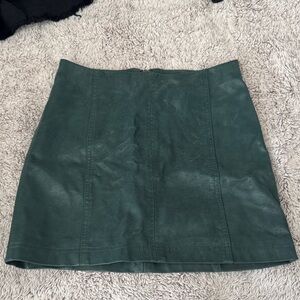 FP Movement by Free People Forest Green Mini Skirt